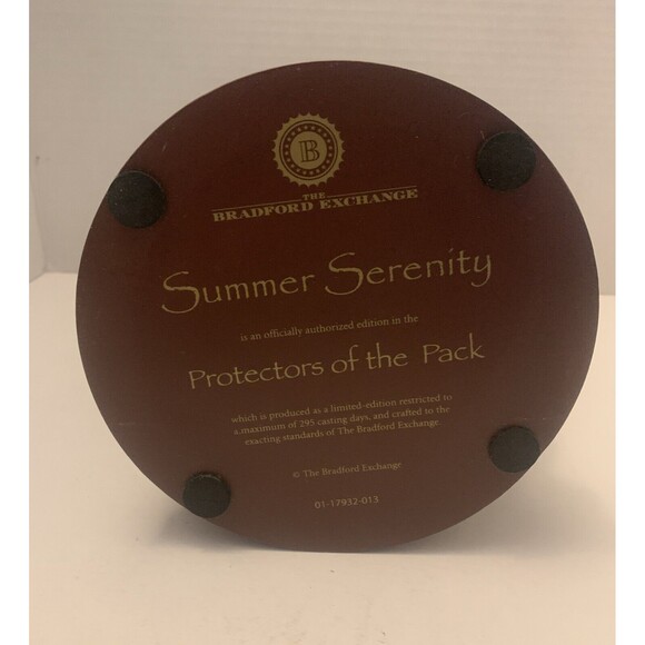 The Bradford Exchange Summer Serenity The Protectors Of The Pack Issue #13 8" - Picture 9 of 9